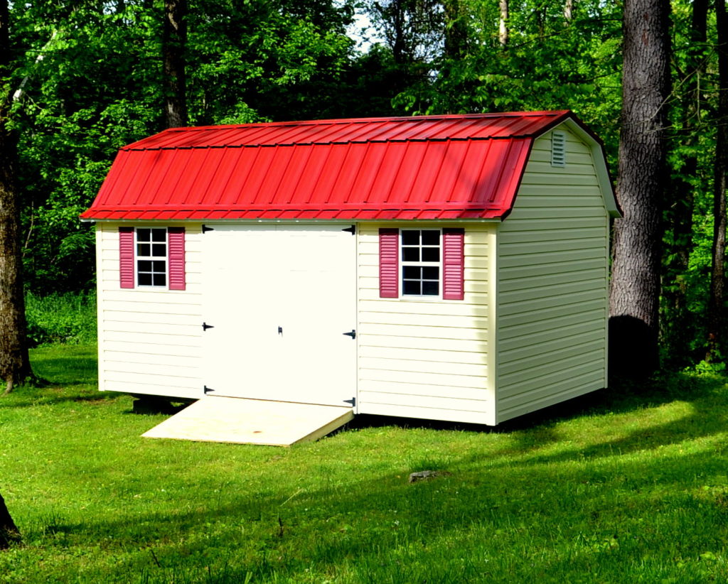 10x16 Lofted Garden Shed
