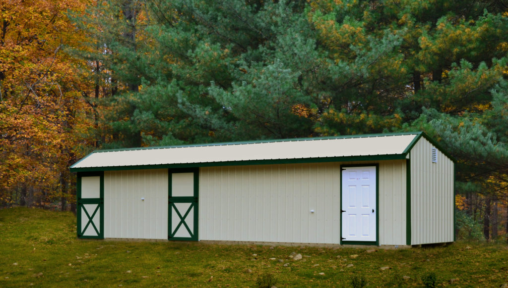 2-Stall Deluxe Horse Barn