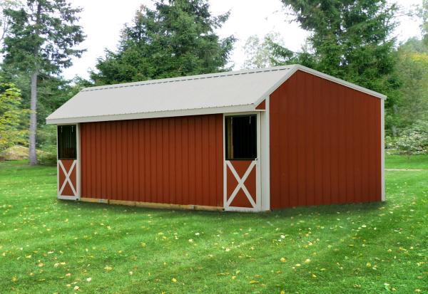 2 Stall Horse Barn