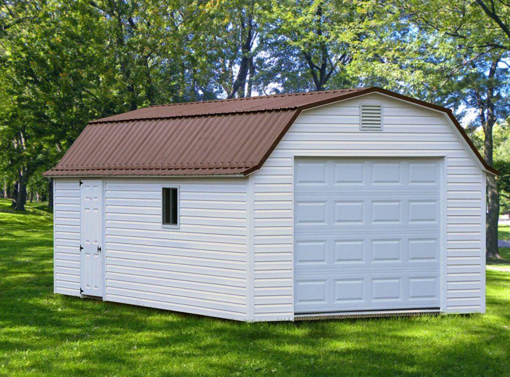 Vinyl Lofted Garage