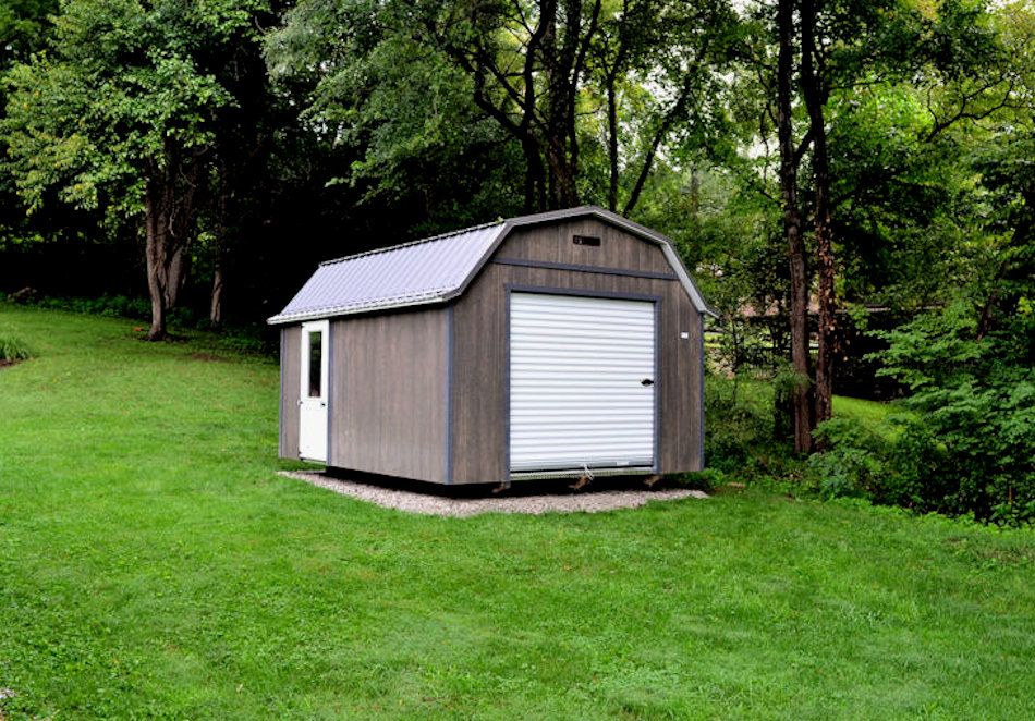 Lofted Gambrel with Roll-Door