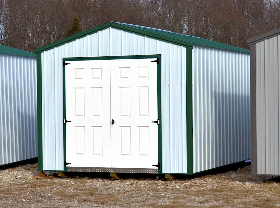 10x16 Metal Building w/ Double Doors