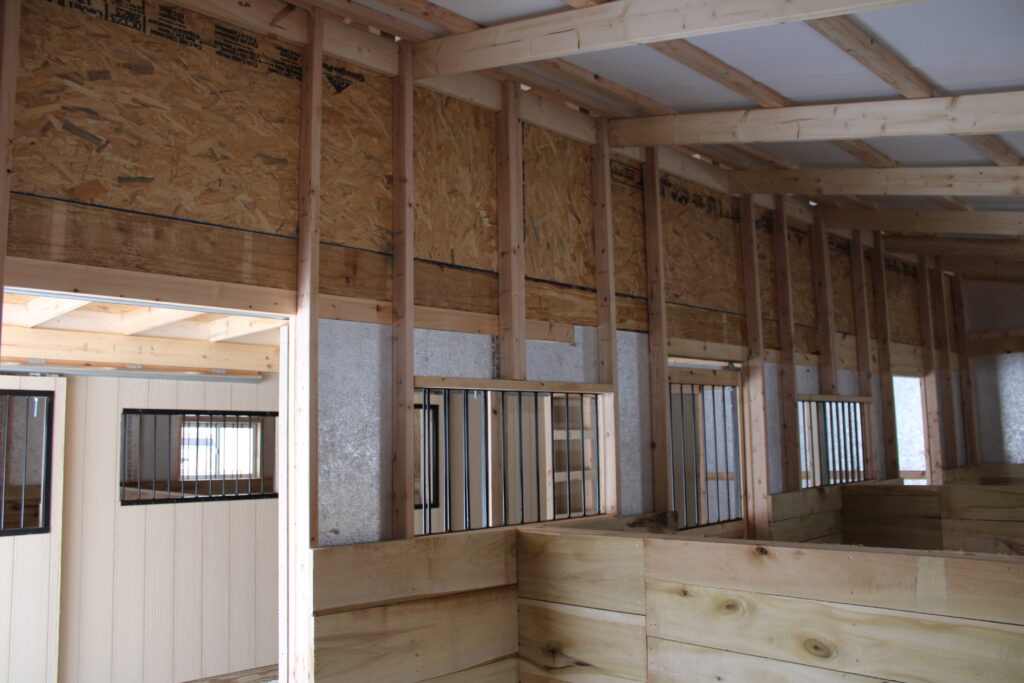 horse stall interior