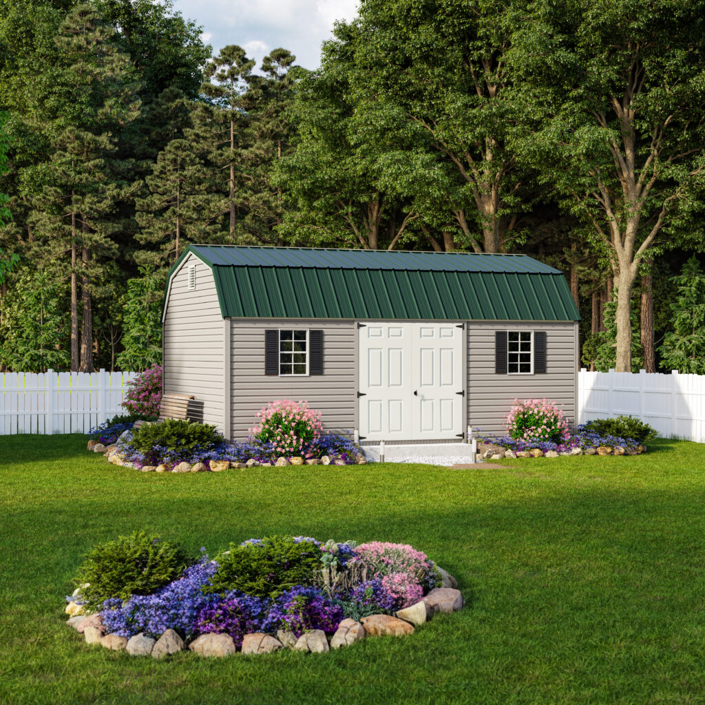 Lofted Garden Sheds - Raber Storage Barns, image size:1024x1024