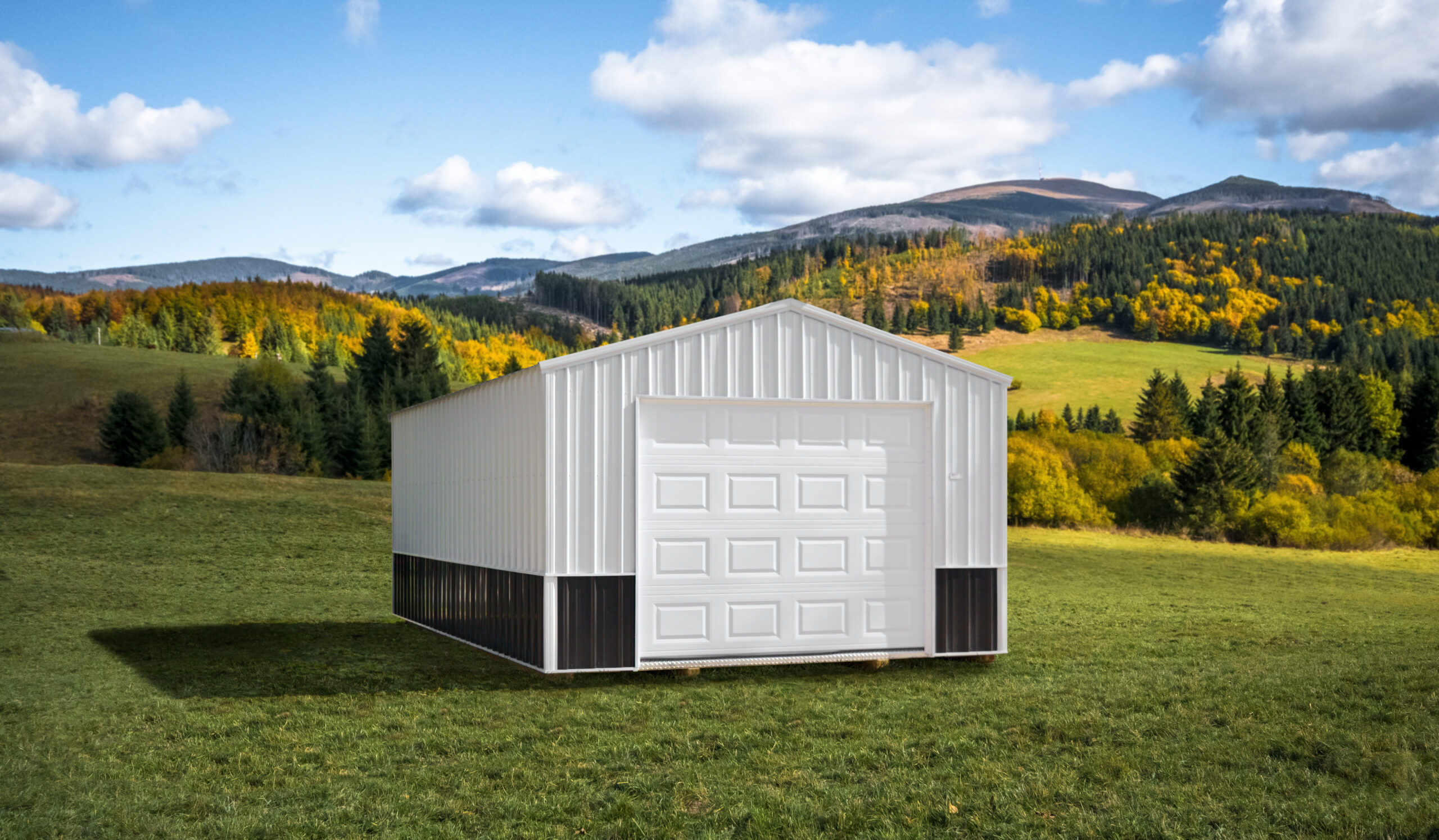 1 Car Garage w/ Wainscot