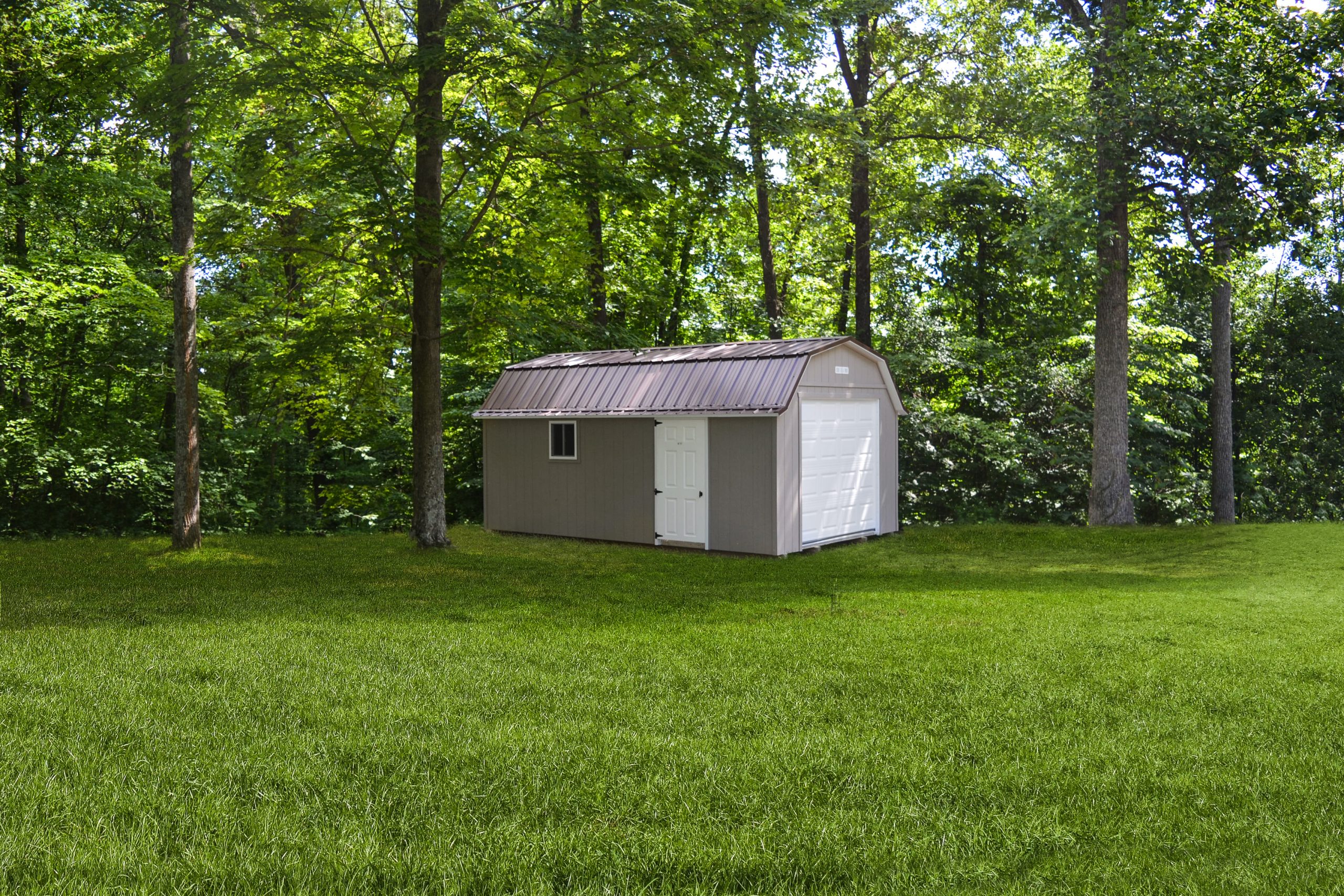 12 x 24 Painted Lofted Garage