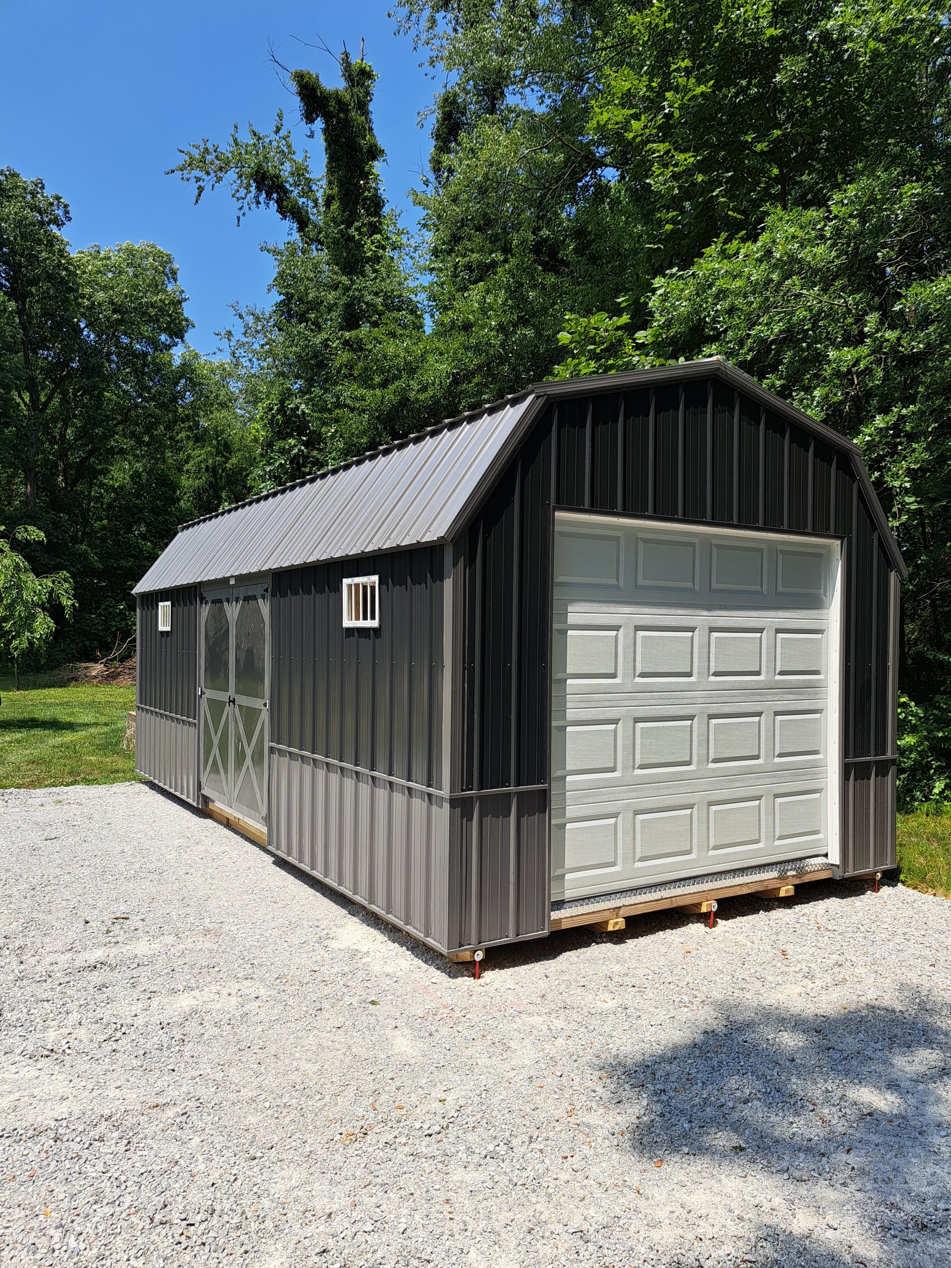 12 x 40 Metal Lofted Garage