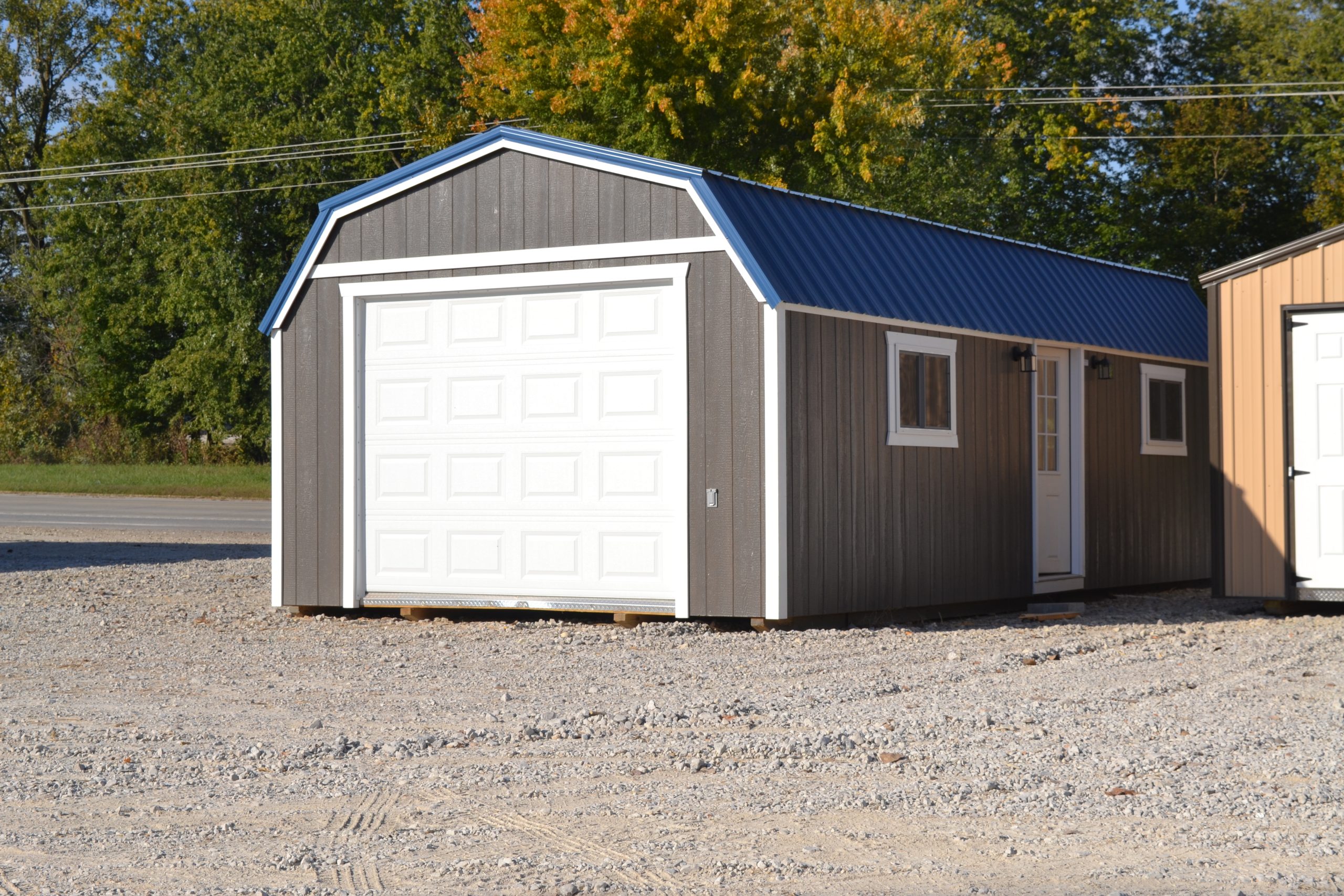 14 x 30 Painted Lofted Garage