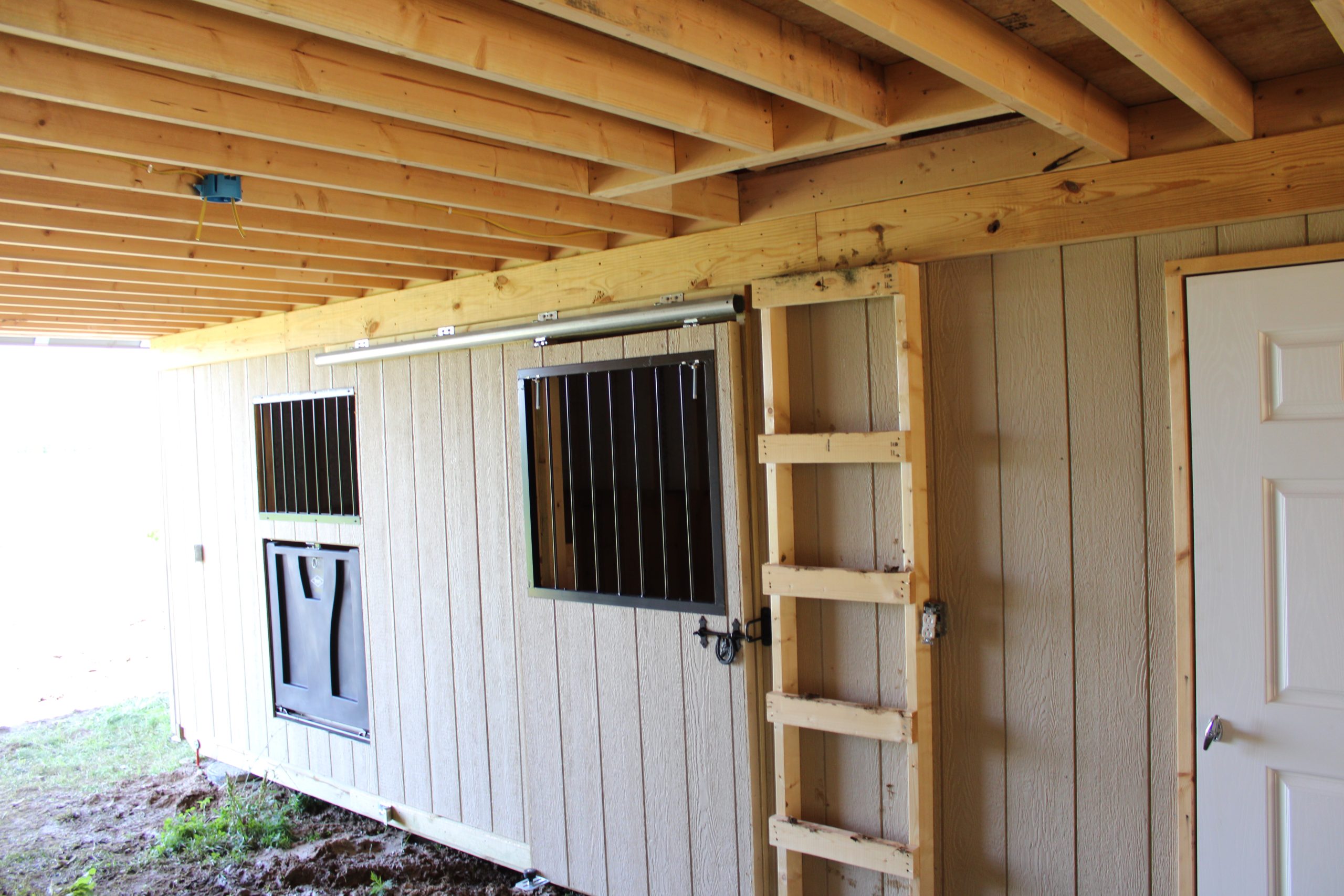 Barn Aisle & Attic Ladder