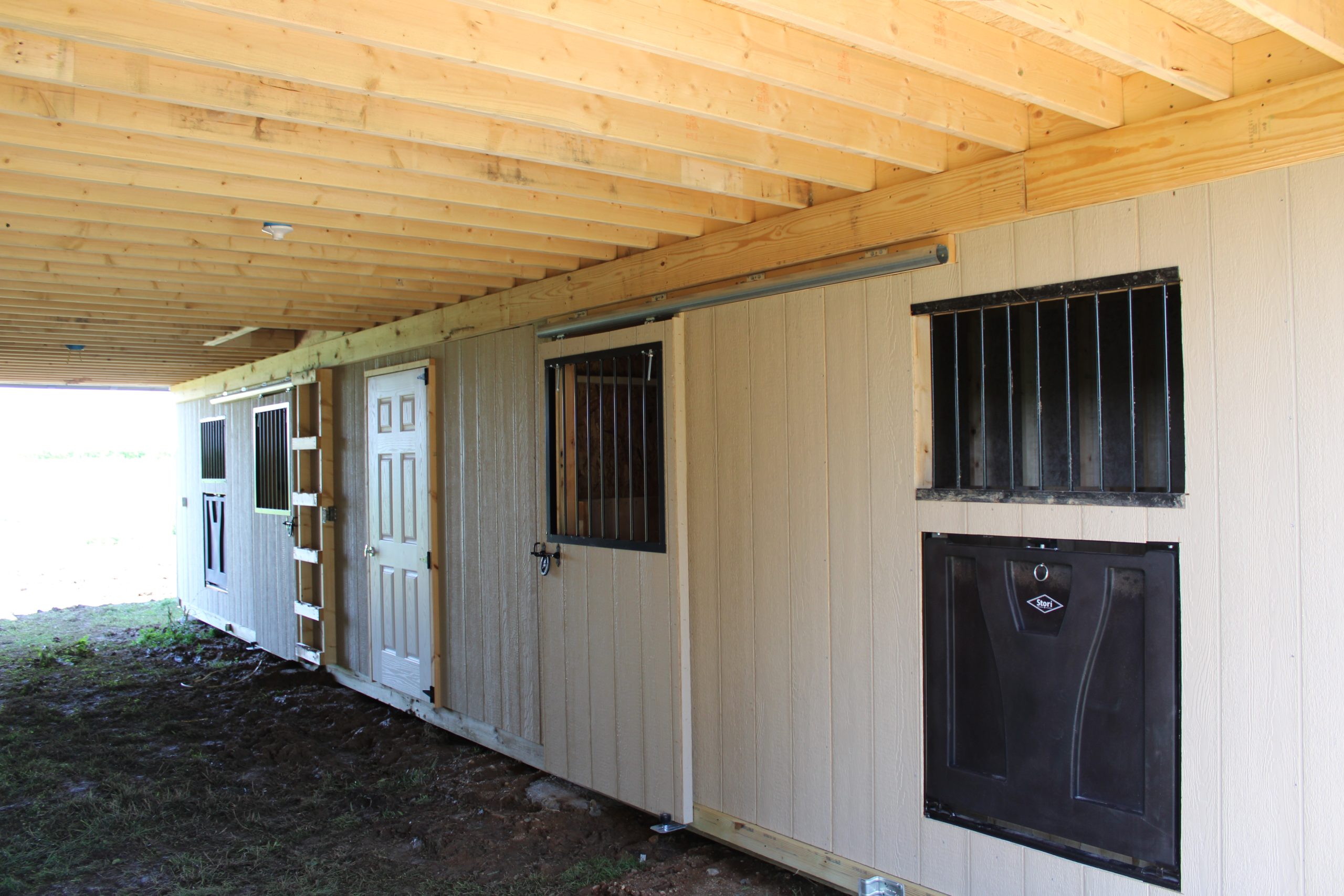 Barn Aisle & Attic Ladder