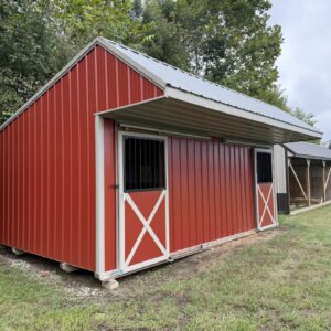 12x20 2-Stall Standard Horse Barn
