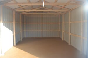 inside of storage building