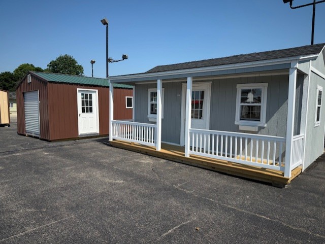 she shed and garage shed on richmond lot