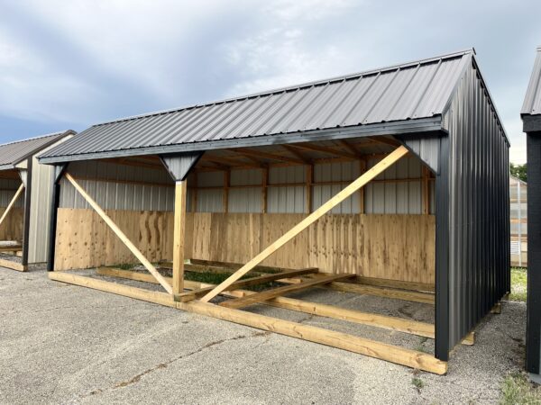 12x24 Open Horse Barn