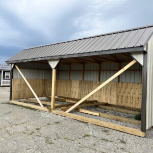12x24 Open Horse Barn