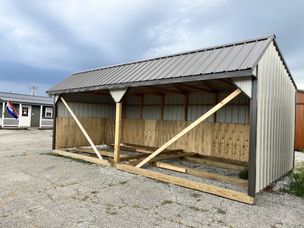 12x24 Open Horse Barn