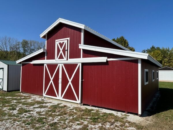 30 x 30 Dlx Monitor Style Horse Barn