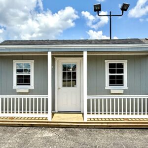 she shed with front porch