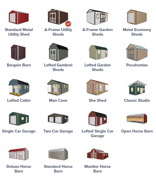 building style options on Raber's 3d builder
