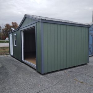 12x24 Garage/Storage Shed Combo