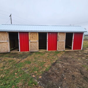 10x30 3-stall Standard Horse Barn