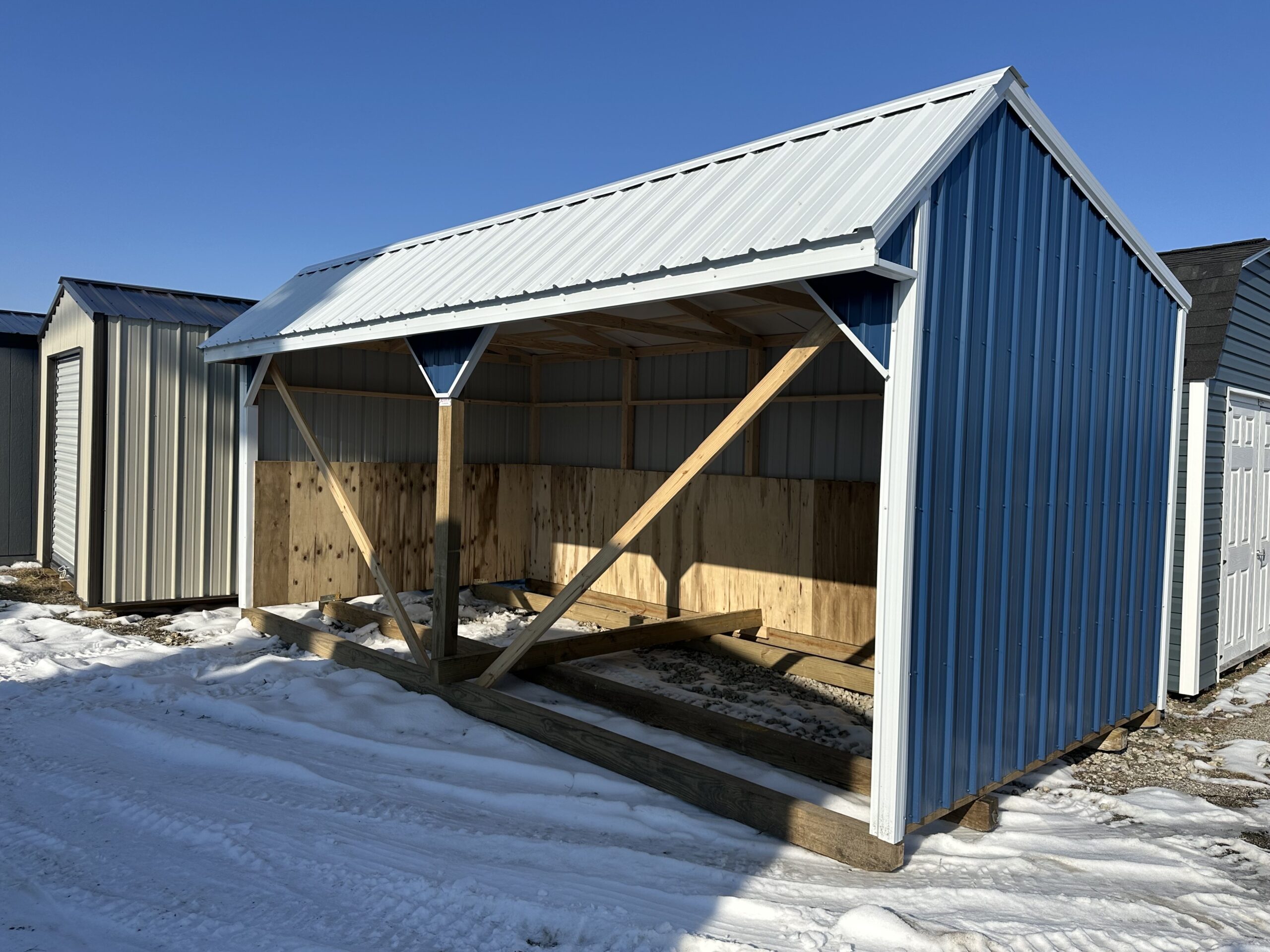 10x20 Open Horse Barn