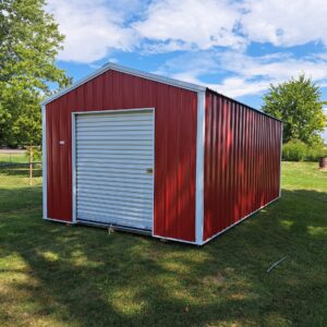 red economy shed