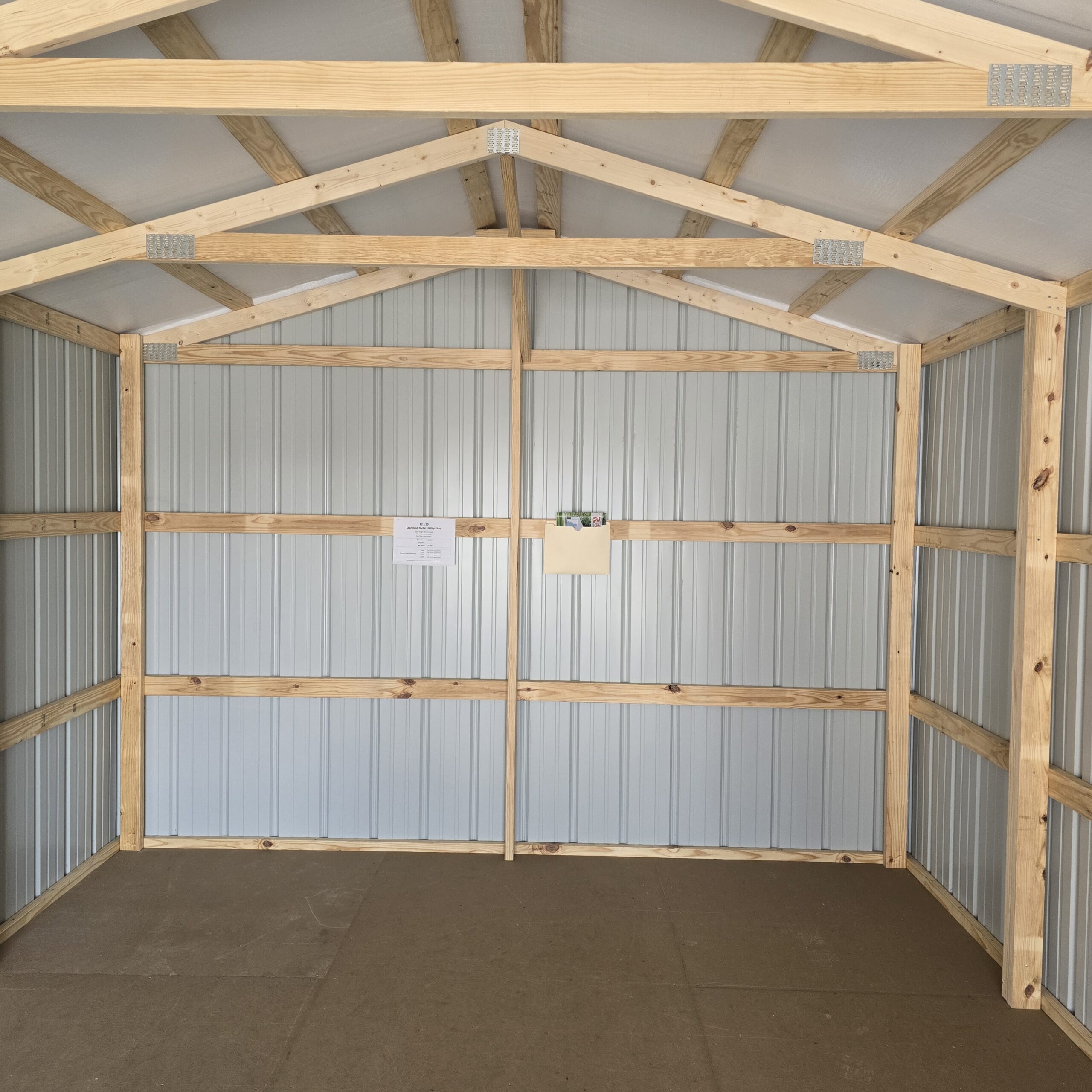 12x20 Standard Metal Utility Shed - Image 2