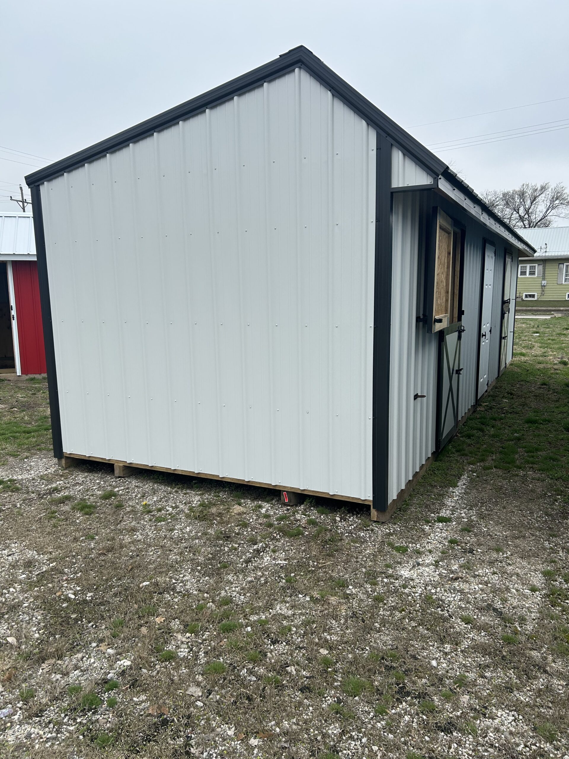 10 x 30 Deluxe Horse Barn