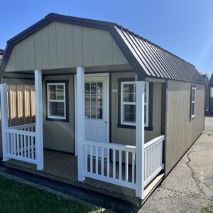 12x24 Lofted Cabin with 4’ Porch – The Perfect Backyard Retreat