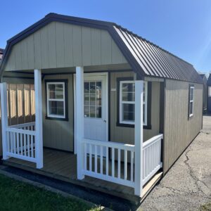 12x24 Lofted Cabin with 4’ Porch – The Perfect Backyard Retreat