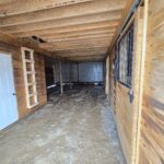 barn aisle in monitor horse barn