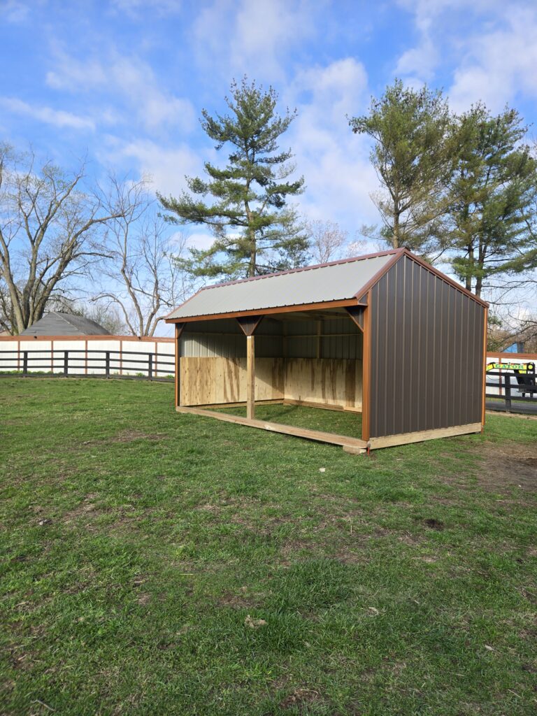 12×20 Open Horse Barn