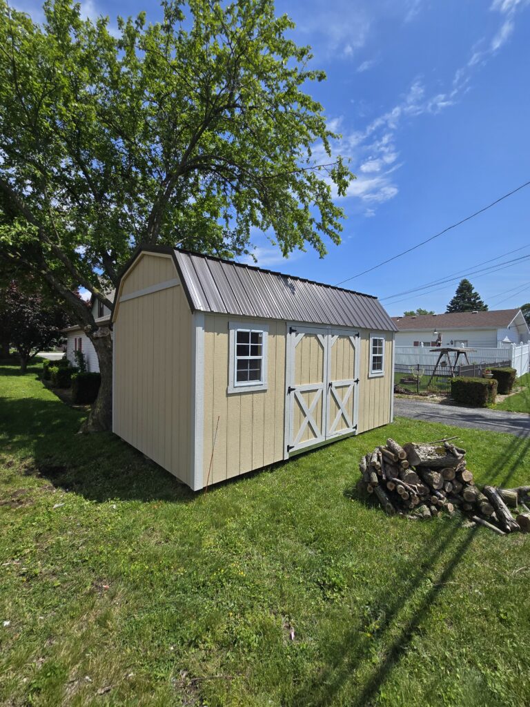 10×16 Lofted Garden Shed