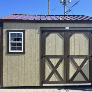 8x12 Garden Shed – Double Barn Doors & Window