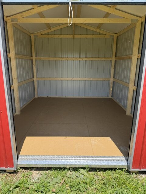 economy storage shed interior