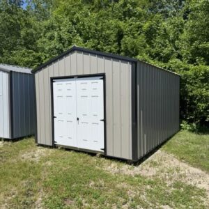 clay standard metal utility shed
