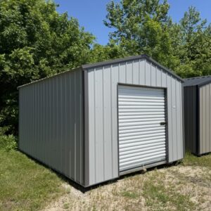 metal economy storage shed