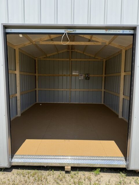 inside economy storage shed