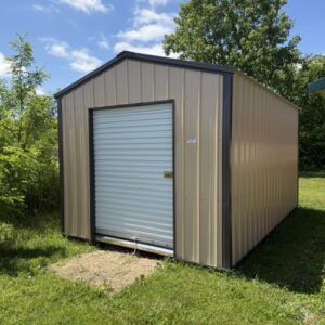 tan economy storage shed