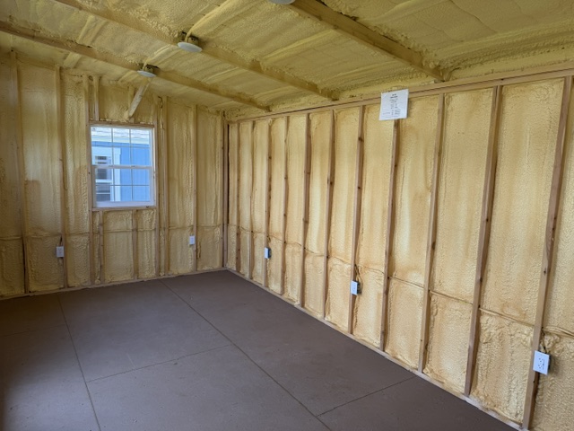 interior of studio shed