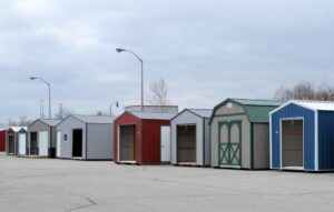 sheds and garages on seymour lot