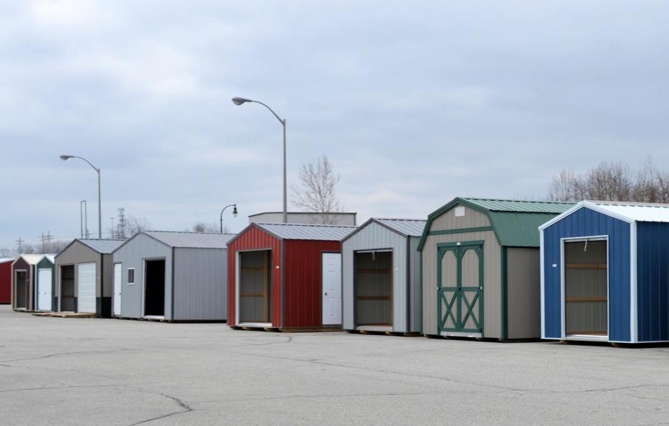 sheds and garages on seymour lot