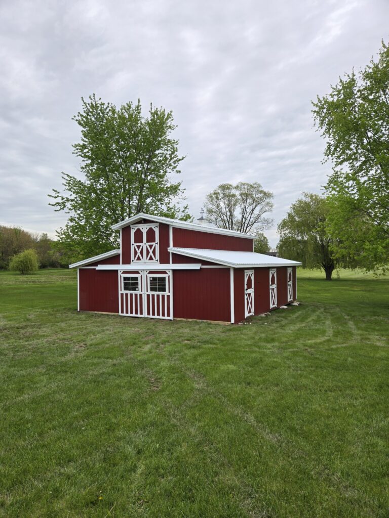 30×36 Deluxe Monitor Horse Barn
