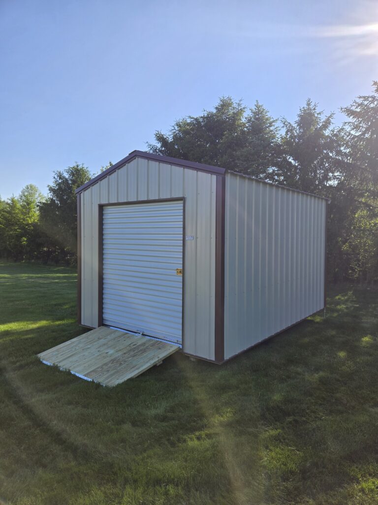 10×14 Standard Metal Utility Shed