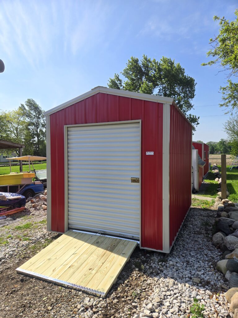 8×12 Standard Metal Utility Shed
