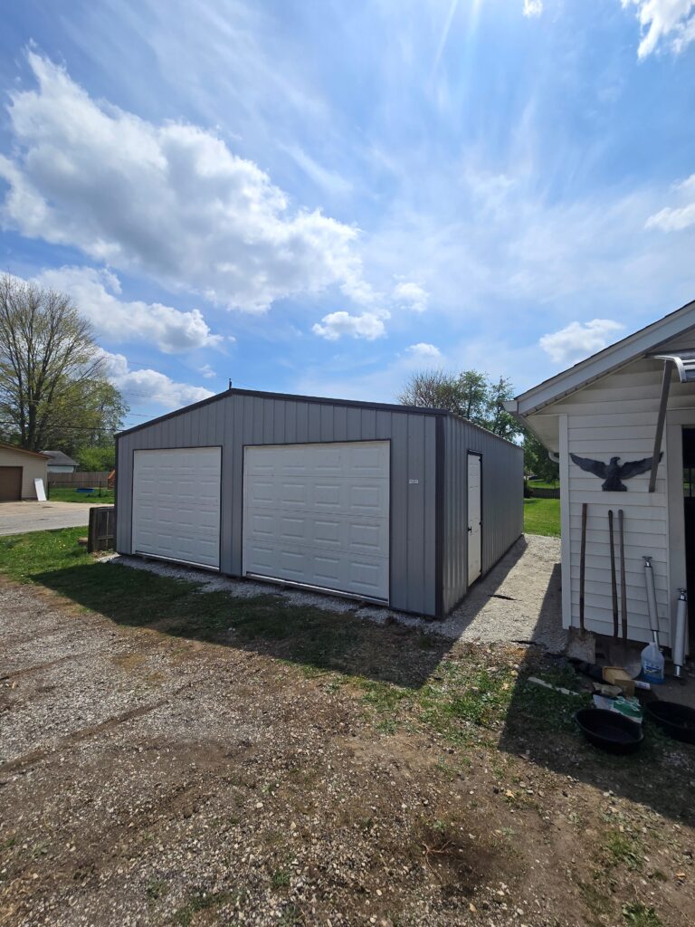 24×28 Two-Car Garage