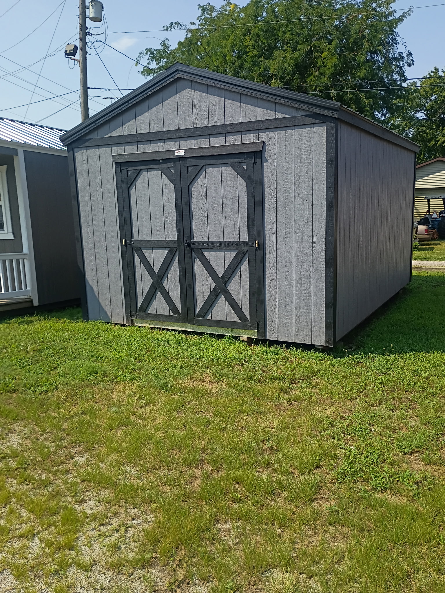 12x16 Painted Utility Shed