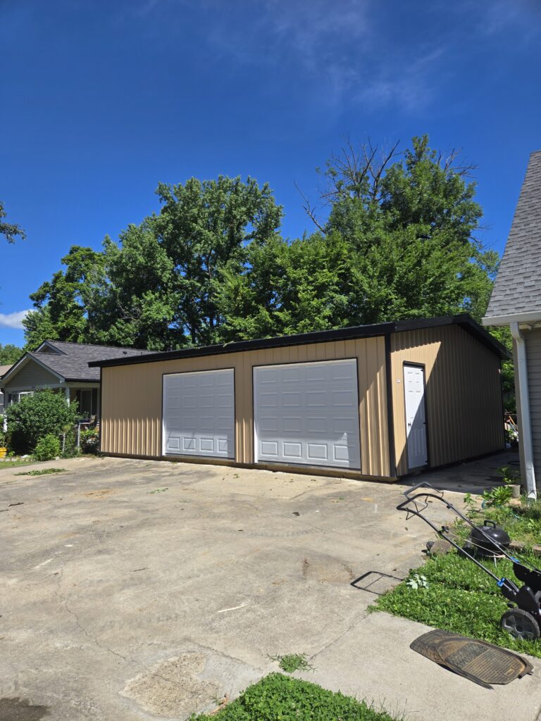 24×32 Two-Car Garage