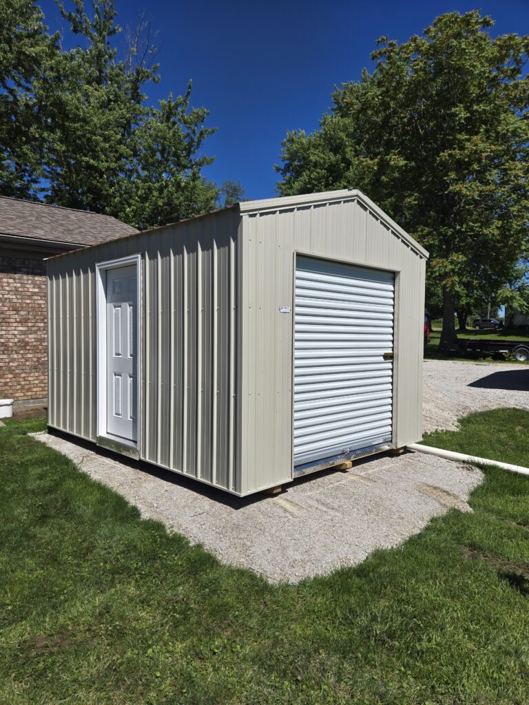 10×14 Standard Metal Utility Shed